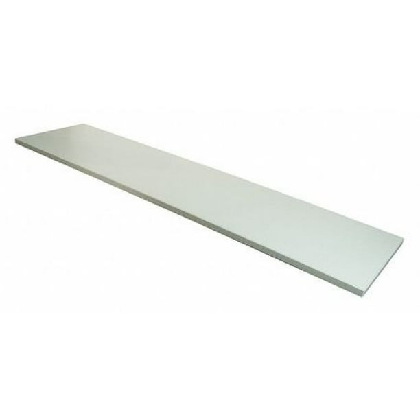 Case of 4 New Gray Melamine Shelf Measures 3/4-thick 12 x 48 Case of 4 New Gray Melamine Shelf Measures 3/4-thick 12 x 48